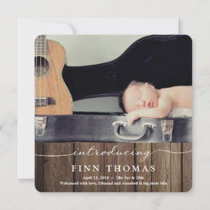 Présentation du nouveau-né   Faire-part bébé