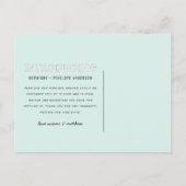 Présentation d'un faire-part de naissance graphiqu (Dos)