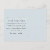 Présentation d'un faire-part de naissance graphiqu (Dos)