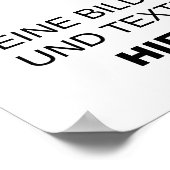 Présentation pour affiche individuelle (Coin)