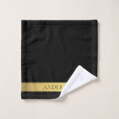 Présentation sophistiquée | Faux Gold et Black v2 (Gant de toilette)