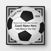 Présentations pour entraîneurs de football, Plaque (Devant)
