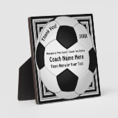Présentations pour entraîneurs de football, Plaque (Recto)