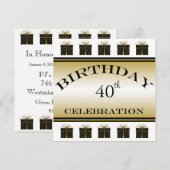 Présentations spéciales Invitations à la fête du 4 (Devant / Derrière)