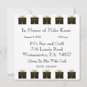 Présentations spéciales Invitations à la fête du 4 (Dos)