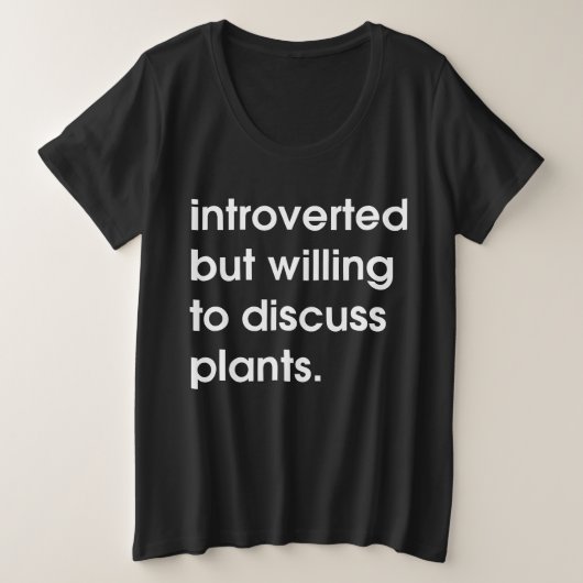 Présenté mais disposé à discuter de plante. (Design devant)