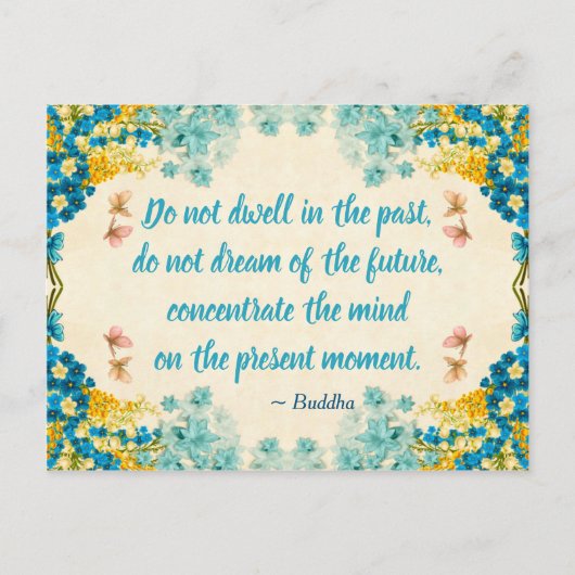 Présenter Carte Postale - Citation Bouddha (Devant)