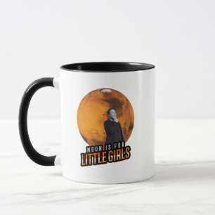 Presenteren van de "Moon is voor kleine meisjes" M Mok