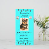 Présentez votre Carte photo d'animal de compagnie (Debout devant)