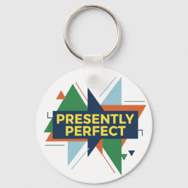 Presently Perfect Abstract Modern Sleutelhanger