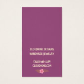 Présentoir à bijoux pour collier et boucles d'orei (Dos)