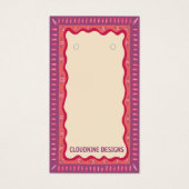 Présentoir à bijoux pour collier et boucles d'orei (Devant)