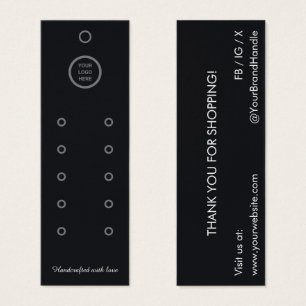Présentoir à boucle d'oreille compact noir multi-r