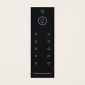 Présentoir à boucle d'oreille compact noir multi-r (Devant)