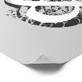 présentoir à poster sur décor gris pour la maison (Coin)