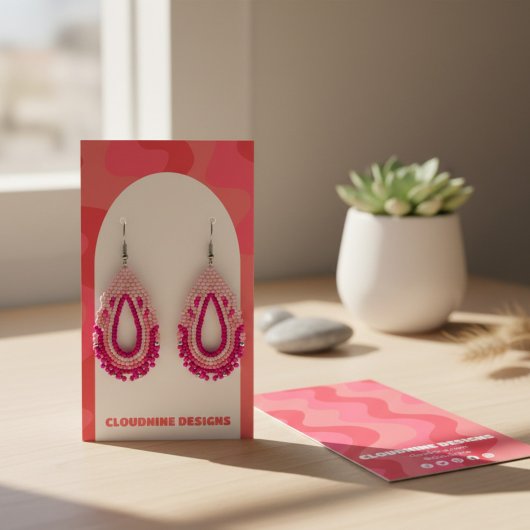 Présentoir de bijoux Collier Boucle d'oreille Retr