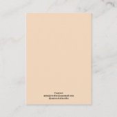 Présentoir de carte de visite pour boucles d'oreil (Dos)