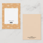 Présentoir de carte de visite pour boucles d'oreil (Devant / Derrière)