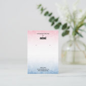 Présentoir de cartes de visite pour boucles d'orei (Debout devant)