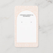 Présentoir de cartes moderne pour boucles d'oreill (Devant)