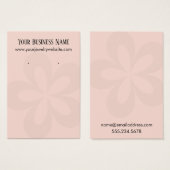 Présentoir pour porte-oreilles à fleurs graphiques (Devant & derrière)