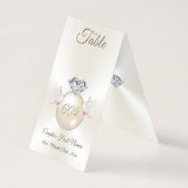 Présentoirs de numéro de table pour 60e anniversai (Front)