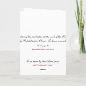 Préservation de la carte de vacances de faune (Dos)