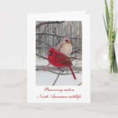 Préservation de la carte de vacances de faune (Devant)