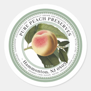 Préserve l'illustration de la pêche du Étiquette d