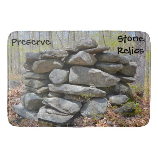 Preserve Stone Relics Bathmat Badmat (Voorkant)