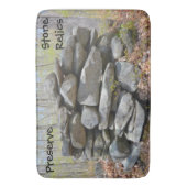 Preserve Stone Relics Bathmat Badmat (Voorkant Verticaal)