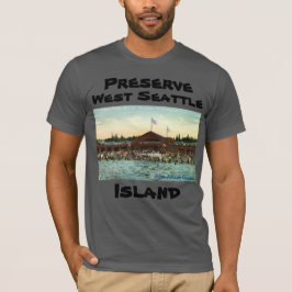 Preserve West Seattle Island Alki Beach T-shirt
