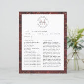 Préserver les recettes de famille Feuille de recet (Debout devant)