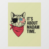 President 2024 Kamala Harris DNC Rally Raamsticker (Vel)