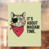 President 2024 Kamala Harris DNC Rally Raamsticker (Vel 2)