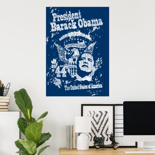 Président 44 Poster vintage (Bureau à domicile)