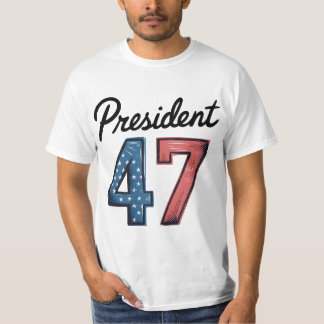 President 47 | 47e president van de Verenigde Stat T-shirt