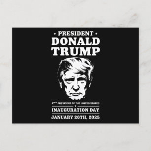 President 47 D J Trump Inauguratiedag Jan 2025 Briefkaart