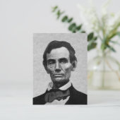 President Abe Lincoln Briefkaart (Staand voorkant)