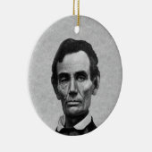 President Abe Lincoln Keramisch Ornament (Rechts)