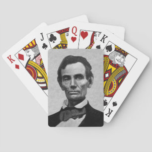 President Abe Lincoln Pokerkaarten