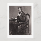 PRESIDENT ABRAHAM LINCOLN 1862 STEREOVIEW BRIEFKAART (Voorkant)