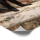 President Abraham Lincoln geeft een toespraak Poster (Hoek)