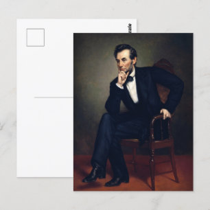 President Abraham Lincoln Portret door Healy Briefkaart