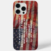 President Abraham Lincoln Success citeert Amerikaa Case-Mate iPhone Case (Achterkant)