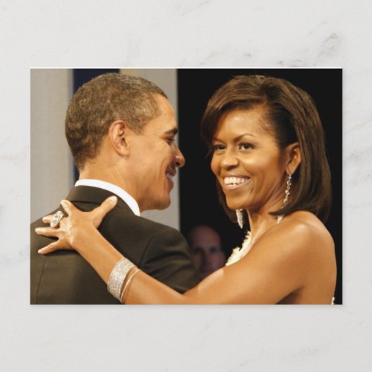 President Barack & Michele Obama Briefkaart (Voorkant)