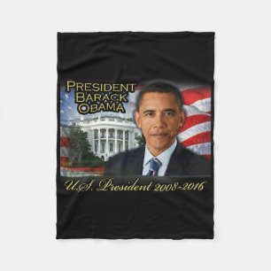 President Barack Obama 2008-2016 Amerikaans Presid Fleece Deken