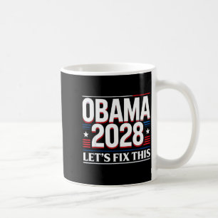 President Barack Obama 2028 Rtrait Patriotische De Koffiemok