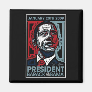 President Barack Obama 20 januari 2009 Magneet