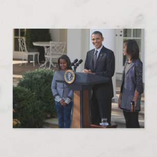 President Barack Obama begnadigt de Briefkaart